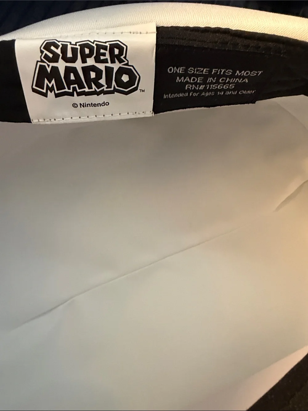 Super Mario Bros Cosplay Cap with Red 'M' Patch — Structured Flat Top